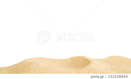 Sand Beach Isolated White Background Texture Summer Desert Zen Garden Coast Ocean for Vacation, Hot Summer Tropical Scene Chill Nature, Summer Time Yoga Holiday Dune Pile Dry Brown Heap Particle. Sand Beach Isolated White Background Texture Summer Desert Zen Garden Coast Ocean for Vacation, Hot Summer Tropical Scene Chill Nature, Summer Time Yoga Holiday Dune Pile Dry Brown Heap Particle. 132326934