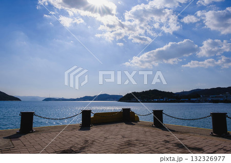 [宇野港]田舎の港町のノスタルジックな風景 132326977