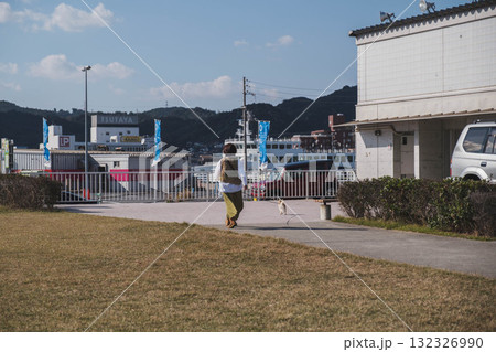 [宇野港]田舎の港町のノスタルジックな風景 132326990