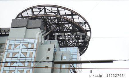 TBS社屋の特徴的な外観デザイン 132327484