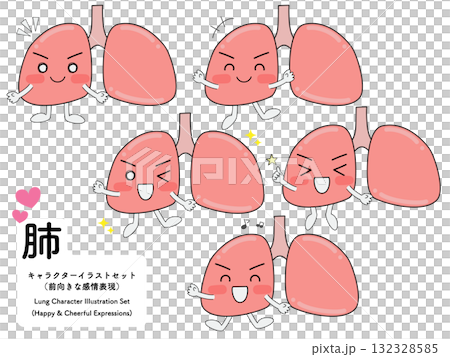 肺（内臓キャラ）・前向きな感情表現 132328585