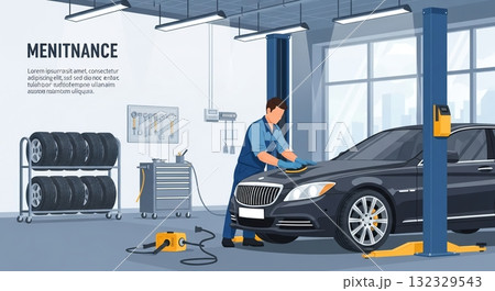 愛車を最高の状態に！プロのカーケア 132329543