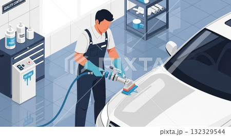 丁寧に磨き上げる！高品質カーコーティング 132329544