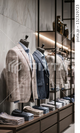 Businesswoman presenting data analysis smiling confident professional formal suit office growth chart teamwork leadership meeting 132329723