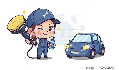 輝く車に笑顔!心を込めたカーケアのプロ 輝く車に笑顔!心を込めたカーケアのプロ 132330231