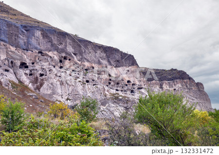 Vardzia Monastery cave city in Georgia 132331472