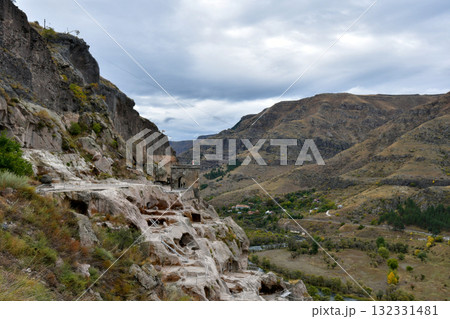 Vardzia Monastery cave city in Georgia Vardzia Monastery cave city in Georgia 132331481