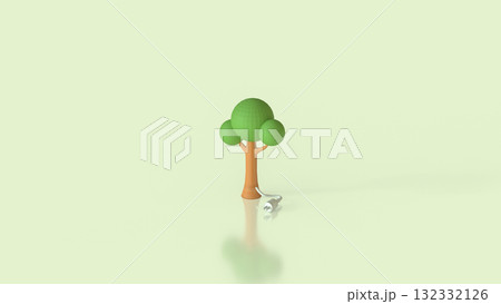 The Tree and electric plug for Energy or eco concept 3d rendering. The Tree and electric plug for Energy or eco concept 3d rendering. 132332126