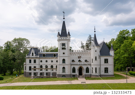 Stameriena Castle in Eastern Latvia after the facade reconstruction in 2019 Stameriena Castle in Eastern Latvia after the facade reconstruction in 2019 132333473