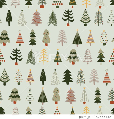 CHRISTMAS TREE seamless pattern cute background hand drawn illustration simple drawing decorative doodle kiddy wallpaper repeat tile design CHRISTMAS TREE seamless pattern cute background hand drawn illustration simple drawing decorative doodle kiddy wallpaper repeat tile design 132333532