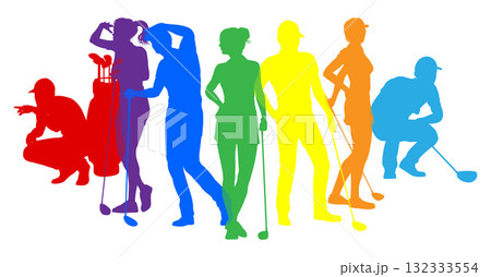 Golfers Golfing Silhouette Golf People Silhouettes Golfers Golfing Silhouette Golf People Silhouettes 132333554