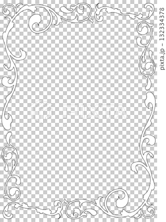Classical white frame with black border (A4 size) Classical white frame with black border (A4 size) 132334378