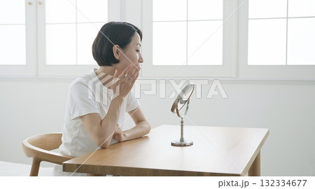 美容 肌年齢 健康イメージ 美容 肌年齢 健康イメージ 132334677