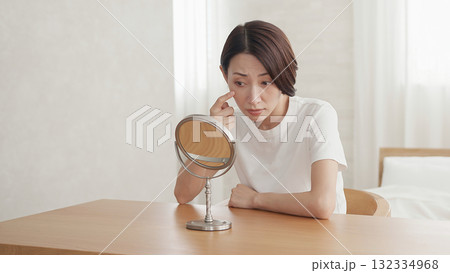 美容 肌年齢 健康イメージ  美容 肌年齢 健康イメージ  132334968