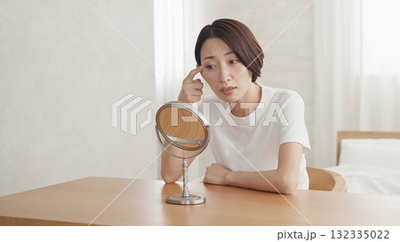 美容 肌年齢 健康イメージ  132335022