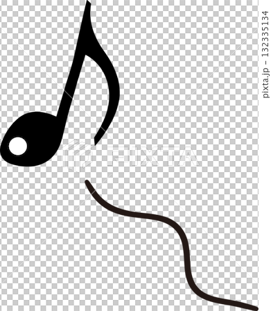 音符旋律圖標 音符旋律圖標 132335134
