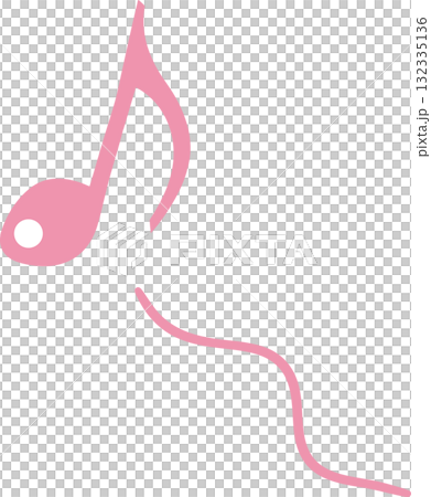Musical note melody icon 132335136