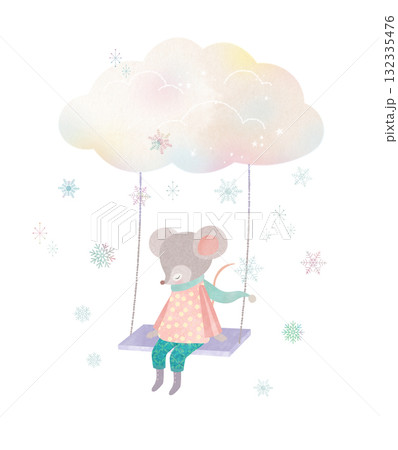 かわいいねずみ かわいいねずみ 132335476