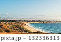 Port Willunga beach with scenic coastline during golden hour, Fleurieu Peninsula 132336313