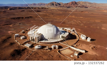 火星に移住した人類の住居 132337262