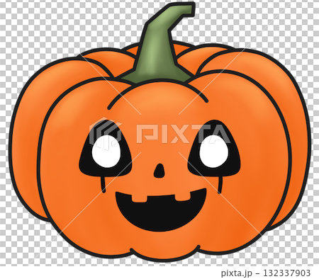 Little Pumpkin Character for Halloween 132337903