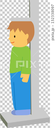 身長を測っている人 132338097
