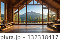 山小屋の朝 – Morning View from a Mountain Cabin 132338417