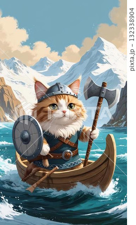 猫の癒し系イラスト / Cat - Healing & Cute Illustration 132338904