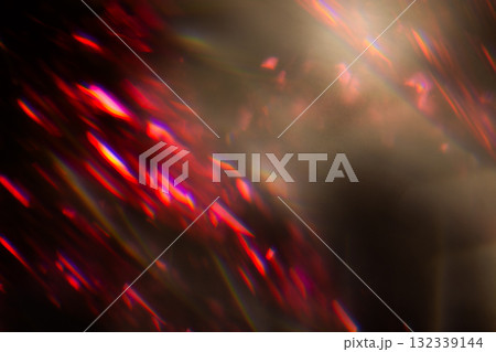 Colored light effects on dark background with grain and magic lights. Neon Glow Modern 90s, lo-fi Aesthetics. Design effect. Colored light effects on dark background with grain and magic lights. Neon Glow Modern 90s, lo-fi Aesthetics. Design effect. 132339144