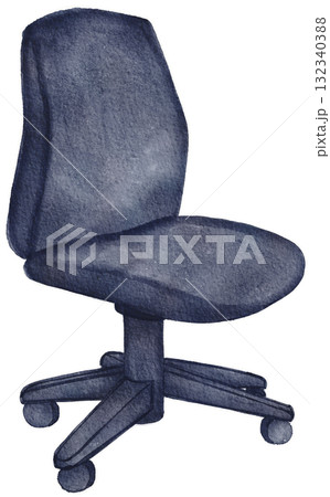 Water color swivel chair 132340388