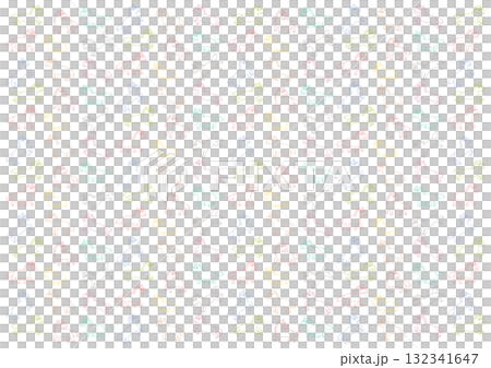 カラフルなかわいい馬模様の背景イラスト 132341647