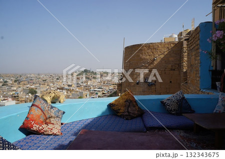 ジャイサルメールの街並み 132343675