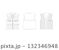 Vest Jacket Template 132346948