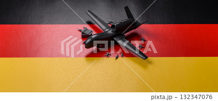 German drone unmanned autonomous technology of espionage and strikes on the enemy, Germany defense 132347076
