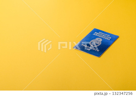 Argentine passport for travelling, flying and doing business. Argentina document, id Argentine passport for travelling, flying and doing business. Argentina document, id 132347256