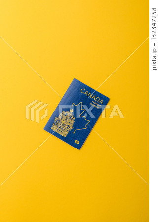 Canadian passport for travelling, flying and doing business. Canada document, id Canadian passport for travelling, flying and doing business. Canada document, id 132347258