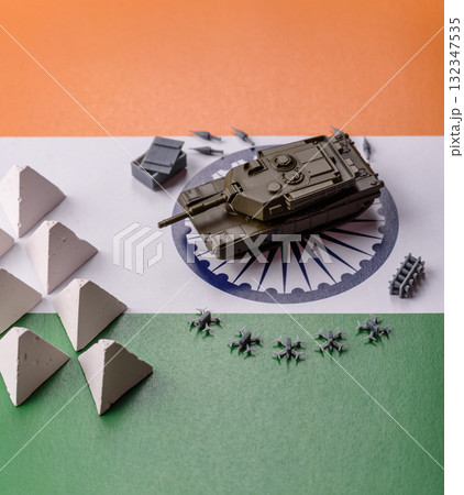 Anti-tank barrier or dragon's teeth made of concrete and iron as a fortification. Dragon's teeth Anti-tank barrier or dragon's teeth made of concrete and iron as a fortification. Dragon's teeth 132347535