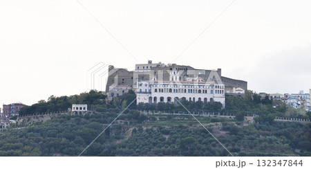 Castel Sant'Elmo and Certosa di San Martino on the top of the city in Naples,Italy. Castel Sant'Elmo and Certosa di San Martino on the top of the city in Naples,Italy. 132347844