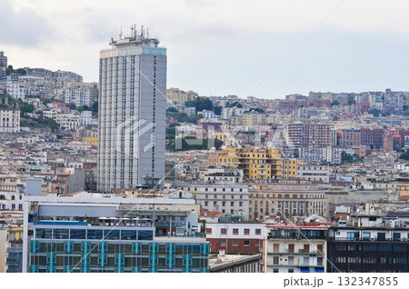 Aerial View of Napoli building at Italy 132347855