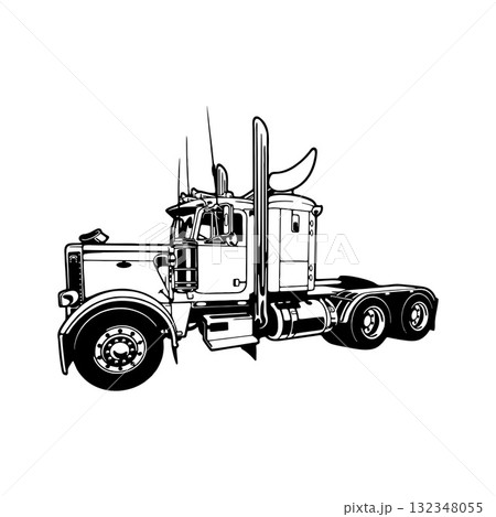 Truck Peterbilt 359, American Truck - Cut Files - Cricut file, cnc file ready to cut 132348055