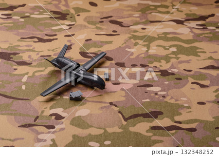 Drone unmanned autonomous technology of strikes on the enemy. Drones as defense against invaders 132348252