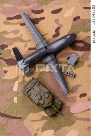 Drone unmanned autonomous technology of strikes on the enemy. Drones as defense against invaders Drone unmanned autonomous technology of strikes on the enemy. Drones as defense against invaders 132348302