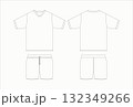 Jersey T-shirt Template 132349266