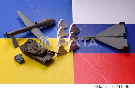 War of Ukraine against russia, military conflict, aggression, occupation, genocide 132349466