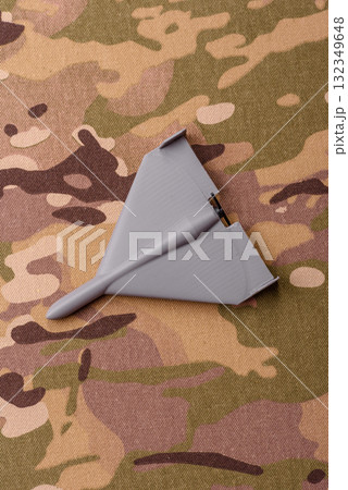 Drone, unmanned vehicle Shahed of Iranian or Russian manufacture, war, occupation. Drone Shahed 132349648