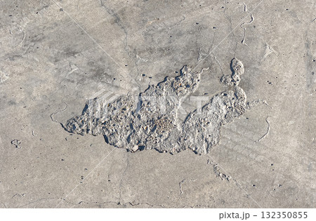 Concrete surface showing severe damage and cracks background Concrete surface showing severe damage and cracks background 132350855