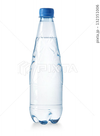 Plastic bottle full of fresh pure drinking water 132351006