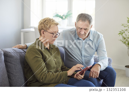 Senior Couple Enjoying Leisure Time Online 132351108