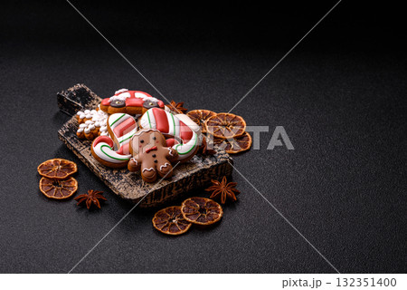 Christmas gingerbread cookies as winter holiday food background . Christmas gingerbread Christmas gingerbread cookies as winter holiday food background . Christmas gingerbread 132351400