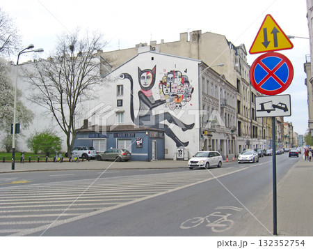Beautiful architecture of Lodz. Buildings in the Polish city of Lodz 132352754